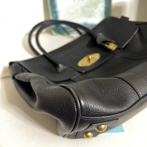 Mulberry Bayswater Black Leather Satchel – Vintage - Made in Turkey - Picture 8 of 16